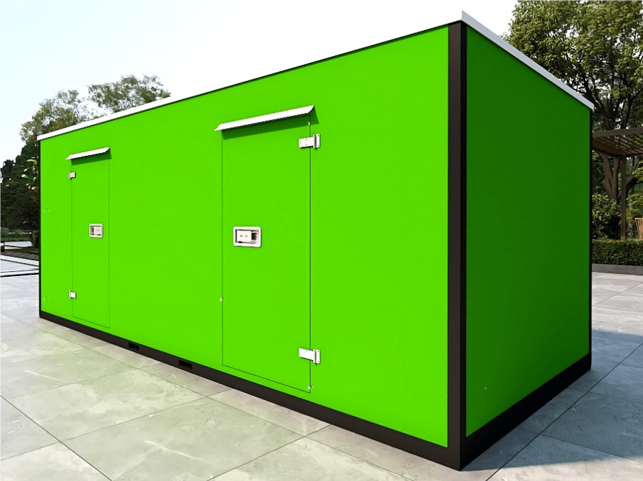 20FT Mobile Warehouses – Heavy - Duty Steel Storage Units - with Two Doors – No Partition | Sold by Uncle Wiener's Wholesale