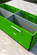 20FT Mobile Warehouses – Heavy - Duty Steel Storage Units - with Double - Sided – Four Doors (Partitioned) | Sold by Uncle Wiener's Wholesale