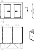 20FT Mobile Warehouses – Heavy - Duty Steel Storage Units - with Double - Sided – Four Doors (Partitioned) | Sold by Uncle Wiener's Wholesale