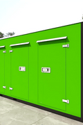 20FT Mobile Warehouses – Heavy - Duty Steel Storage Units - with Double - Sided – Four Doors (Partitioned) | Sold by Uncle Wiener's Wholesale