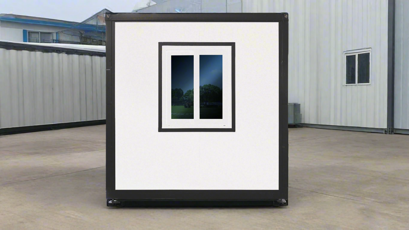 20 FT Insulated Folding Mobile Office Container – Portable Modular Workspace with Windows & Locking Door SU256131