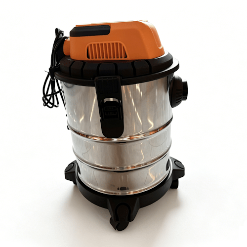 20L Stainless Steel Wet & Dry Vacuum Cleaner 1200W with 16 kPa Suction, 3 m Cord & 32 mm Hose for Garage, Shop, Car & Home VC02016 - with | Sold by Uncle Wiener's Wholesale