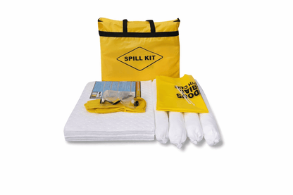 20L Universal Spill Kit & 60L Chemical Spill Response Kit with Pads Socks Pillows PPE OKIT360 CKTK60 - with 20L | Sold by Uncle Wiener's Wholesale