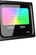 20W Bluetooth RGB LED Flood Light – APP Control, IP66 Waterproof 820WFL - with | Sold by Uncle Wiener's Wholesale
