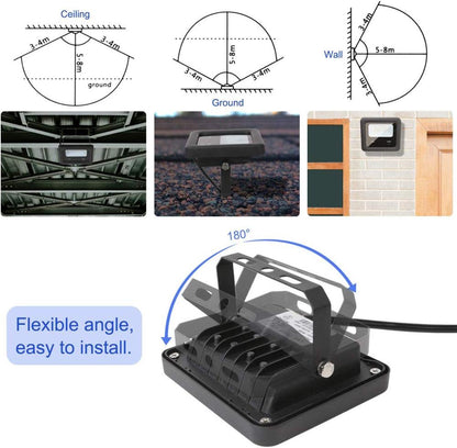 20W Bluetooth RGB LED Flood Light – APP Control, IP66 Waterproof 820WFL - with | Sold by Uncle Wiener's Wholesale