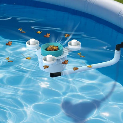 21" Above Ground Pool Skimmer – Tri-Float Floating Surface Skimmer with 10 Filter Socks, 3000 GPH Pump Compatible - General Equipment with | Sold by Uncle Wiener's Wholesale