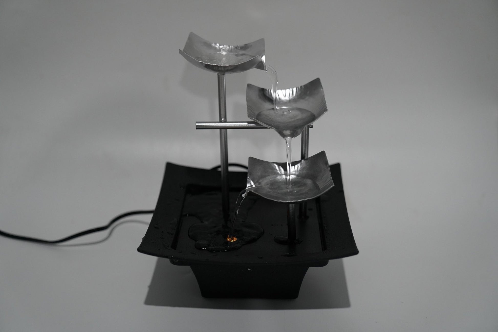 21" Indoor LED Tabletop Water Fountain with ETL Pump & 6 ft Cable CA191128 - with | Sold by Uncle Wiener's Wholesale
