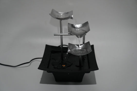 21" Indoor LED Tabletop Water Fountain with ETL Pump & 6 ft Cable CA191128 - with | Sold by Uncle Wiener's Wholesale