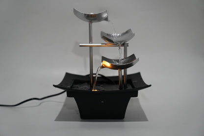 21" Indoor LED Tabletop Water Fountain with ETL Pump & 6 ft Cable CA191128 - with | Sold by Uncle Wiener's Wholesale