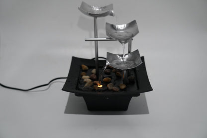 21" Indoor LED Tabletop Water Fountain with ETL Pump & 6 ft Cable CA191128 - with | Sold by Uncle Wiener's Wholesale