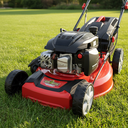 21" Self - Propelled Gas Lawn Mower 170cc 4 - in - 1 Steel Deck Mulching Bagging WT2512305 - with | Sold by Uncle Wiener's Wholesale