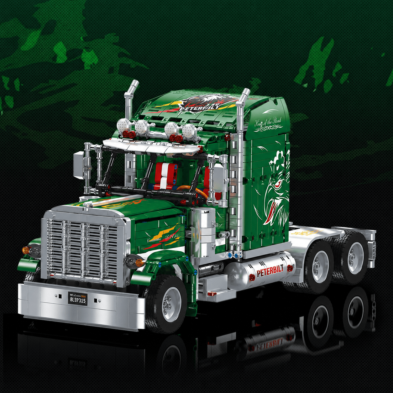 2105PCS RC American Semi Truck Building Block Set Remote Control Large Model Kit JJ9069 - with | Sold by Uncle Wiener's Wholesale