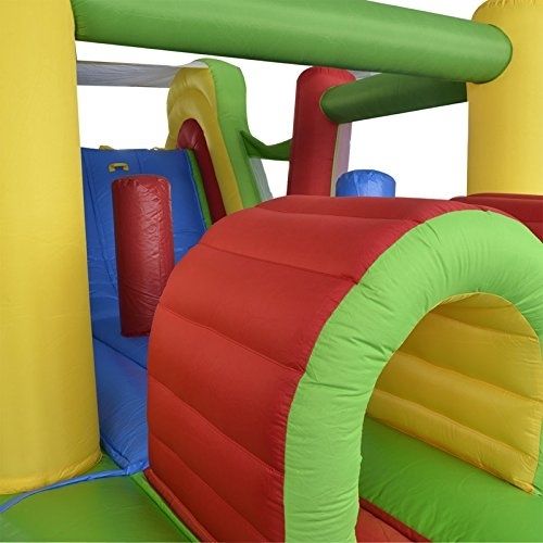 21.3 ft Inflatable Obstacle Course Bounce House with Slide, Climbing Wall & Blower – 6096 - with | Sold by Uncle Wiener's Wholesale