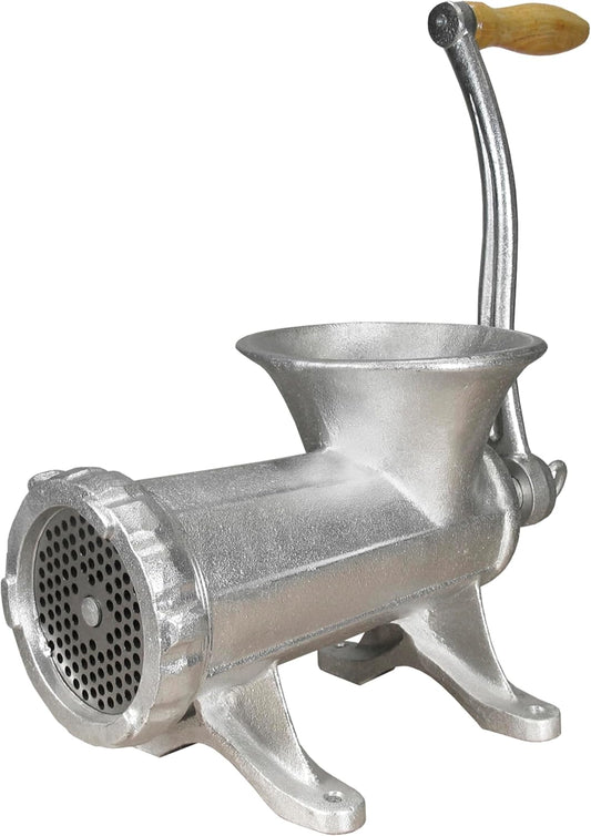 22 Cast Iron Hand Meat Grinder Manual Table Mount Heavy - Duty Sausage Grinder S1349 - with | Sold by Uncle Wiener's Wholesale