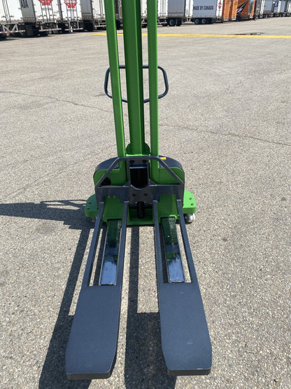 2200 lb Portable Electric Pallet Jack Forklift Stacker 1300mm Lift ES121000 - with | Sold by Uncle Wiener's Wholesale