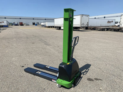 2200 lb Portable Electric Pallet Jack Forklift Stacker 1300mm Lift ES121000 - with | Sold by Uncle Wiener's Wholesale