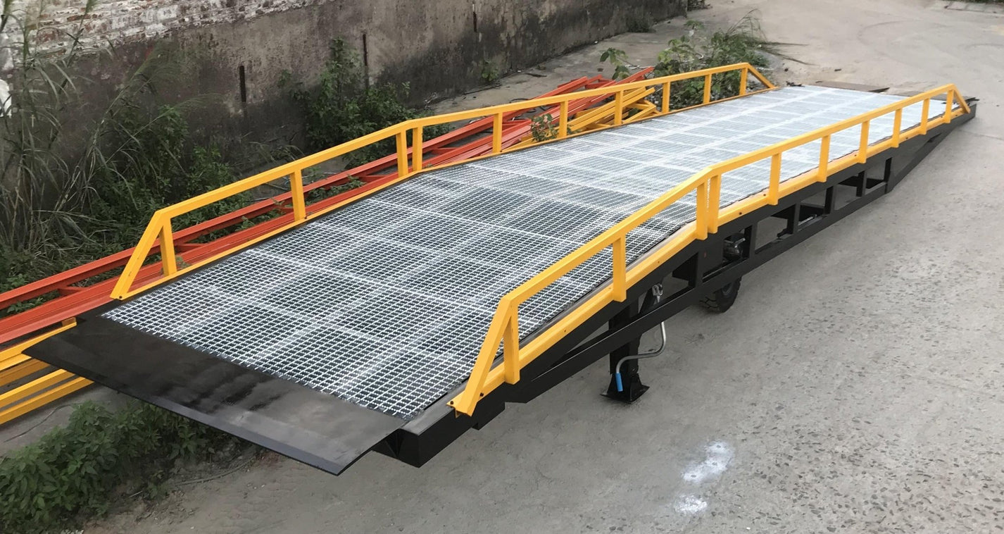 22000 Lbs Loading Ramp Dock with Forklift Attachment – Heavy Duty Dock ...