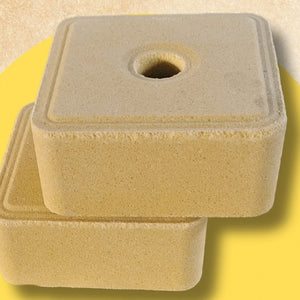 Brown Salt Block Mineral Lick for Cattle, Horses & Livestock – 5.5 lb & 11 lb Options