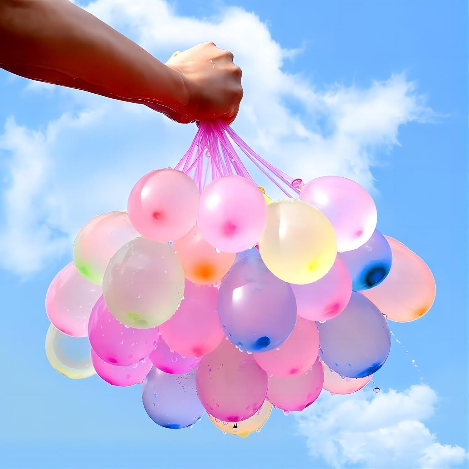 23cm Water Bomb Toy Set – 111 PCS Rapid Fill Balloon Outdoor Play Kit EPT379172 - with | Sold by Uncle Wiener's Wholesale
