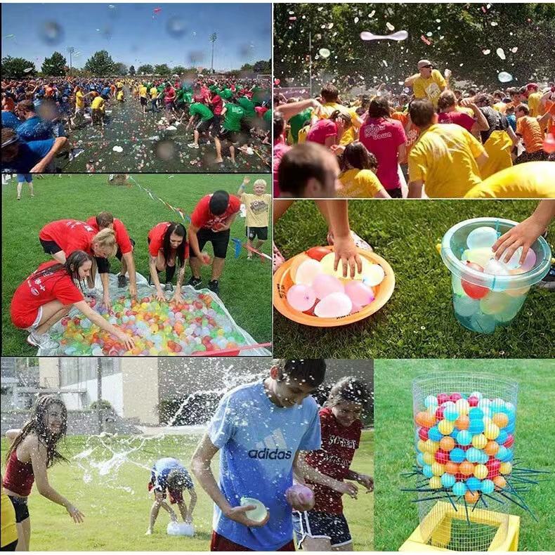 23cm Water Bomb Toy Set – 111 PCS Rapid Fill Balloon Outdoor Play Kit EPT379172 - with | Sold by Uncle Wiener's Wholesale