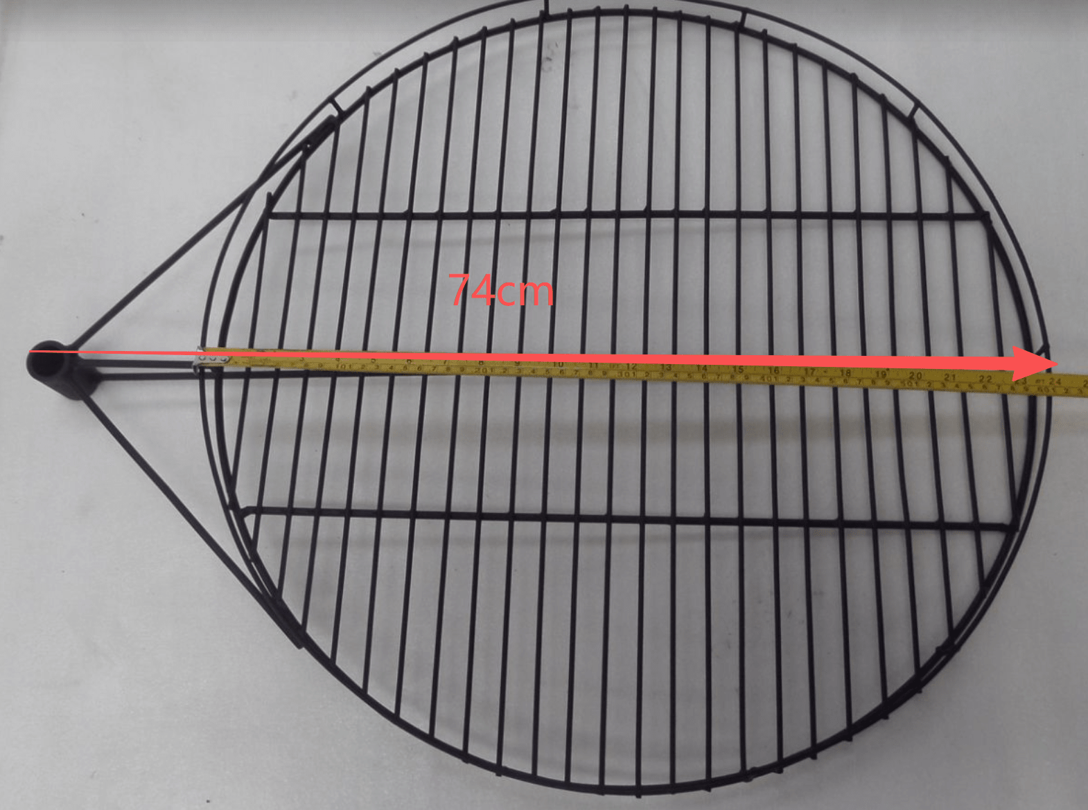 24" Campfire Swing Grill – Portable Outdoor Cooking Rack for Camping & Bonfires | S1202 - with | Sold by Uncle Wiener's Wholesale