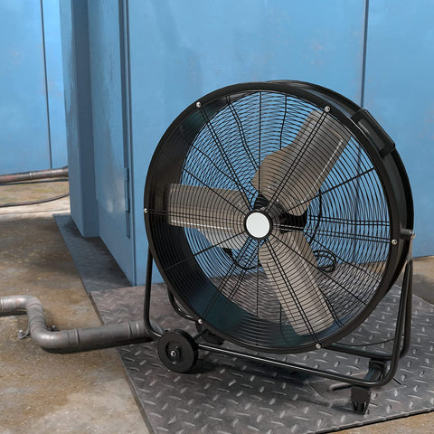 24 Inch Industrial Steel Frame Floor Fan
