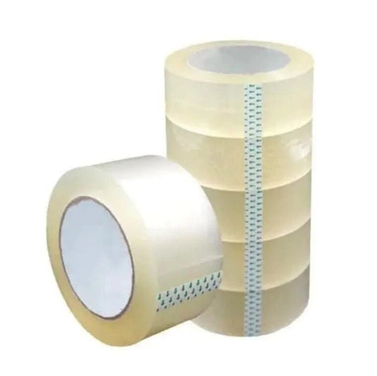 24 Pack Roll Case 2” x 2.6 Mil Heavy Duty Clear Packing Tape – 110 Yards 522341 - with | Sold by Uncle Wiener's Wholesale