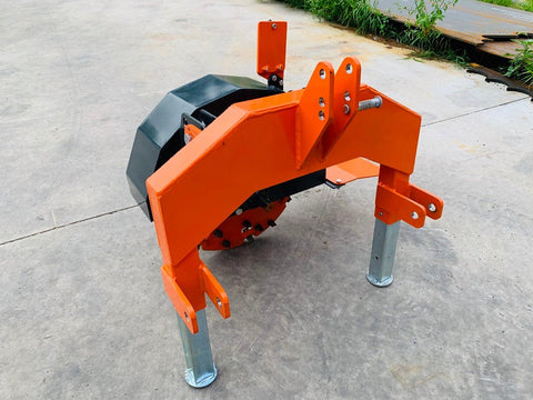 24" PTO Stump Grinder Attachment for 20–45 HP Tractors – Category 1, 3 - Point Hitch - with PTO Stump Grinder | Sold by Uncle Wiener's Wholesale