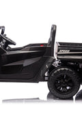 24 V Six - Wheel UTV Ride - On Truck – Leather Seat, EVA Wheels, 550 W Motors, Remote Control - with Black | Sold by Uncle Wiener's Wholesale