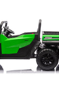 24 V Six - Wheel UTV Ride - On Truck – Leather Seat, EVA Wheels, 550 W Motors, Remote Control - with Green | Sold by Uncle Wiener's Wholesale