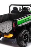 24 V Six - Wheel UTV Ride - On Truck – Leather Seat, EVA Wheels, 550 W Motors, Remote Control - with Green | Sold by Uncle Wiener's Wholesale