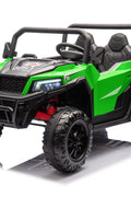 24 V Six - Wheel UTV Ride - On Truck – Leather Seat, EVA Wheels, 550 W Motors, Remote Control - with Green | Sold by Uncle Wiener's Wholesale