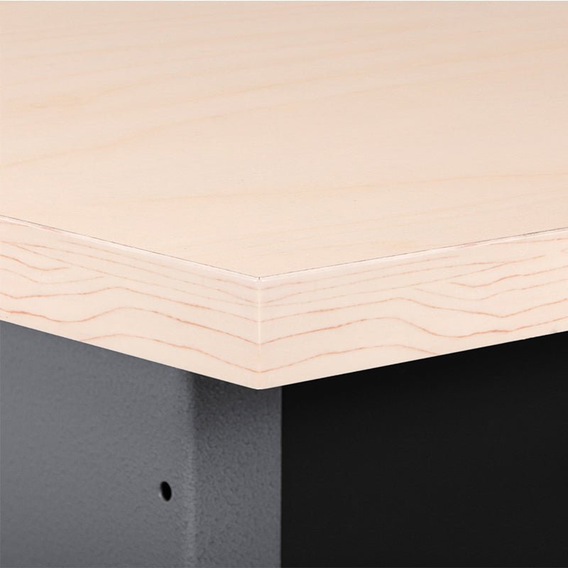 24" x 24" Steel Workbench with 4 Drawers & Solid Wood Top, 33.5" Height Heavy Duty Garage Storage Bench TC005 - with | Sold by Uncle Wiener's Wholesale