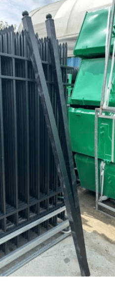 240 FT Wrought Iron Fence Panel Kit – Black Powder - Coated Steel Barrier - with Fence Post Only | Sold by Uncle Wiener's Wholesale