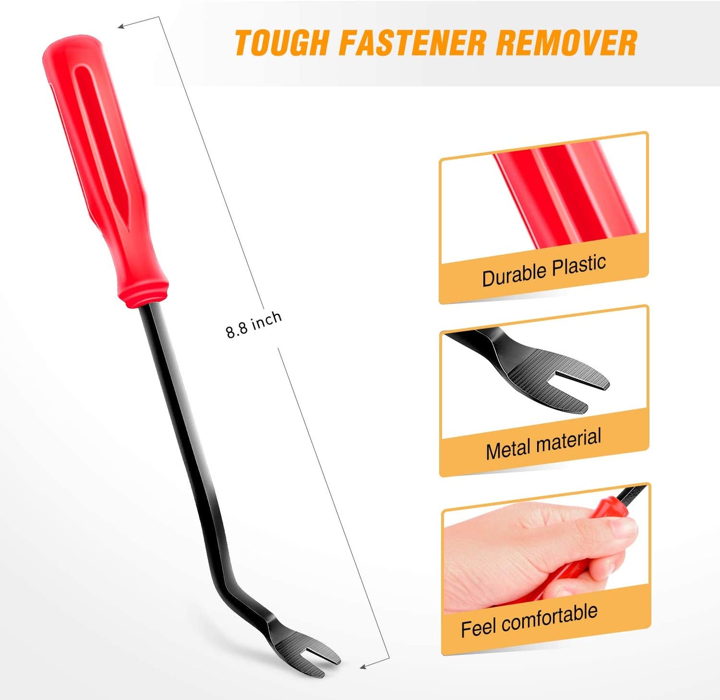 240 PCS Auto Body Push Pin Rivet Kit with Fastener Remover Tool S1100 - with | Sold by Uncle Wiener's Wholesale