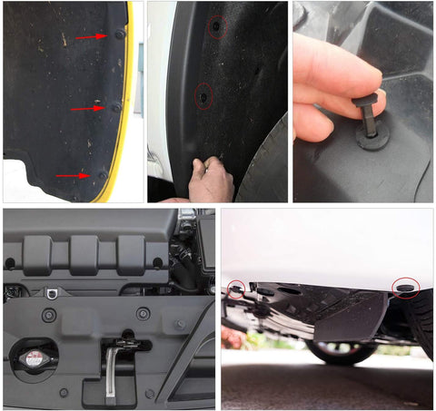 240 PCS Auto Body Push Pin Rivet Kit with Fastener Remover Tool S1100 - with | Sold by Uncle Wiener's Wholesale