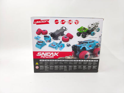 2.4G 1:16 Building Blocks RC Truck – Rechargeable 500mAh Battery, USB Charger, 15min Playtime – SKU 1897518 - with | Sold by Uncle Wiener's Wholesale