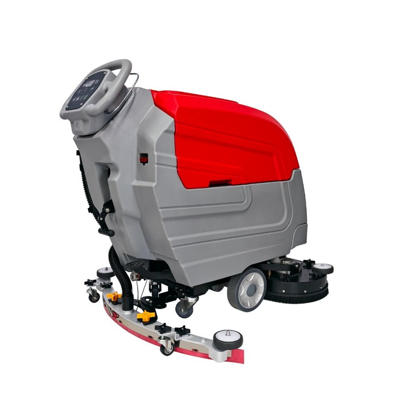 24V Automatic Floor Cleaner Scrubber 20″ Dual Brush Walk - Behind 55L Tank B55D - with | Sold by Uncle Wiener's Wholesale