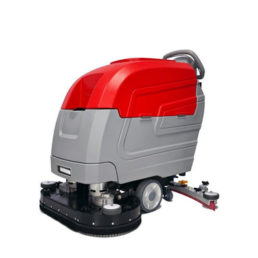 24V Automatic Floor Cleaner Scrubber 20″ Dual Brush Walk - Behind 55L Tank B55D - with | Sold by Uncle Wiener's Wholesale