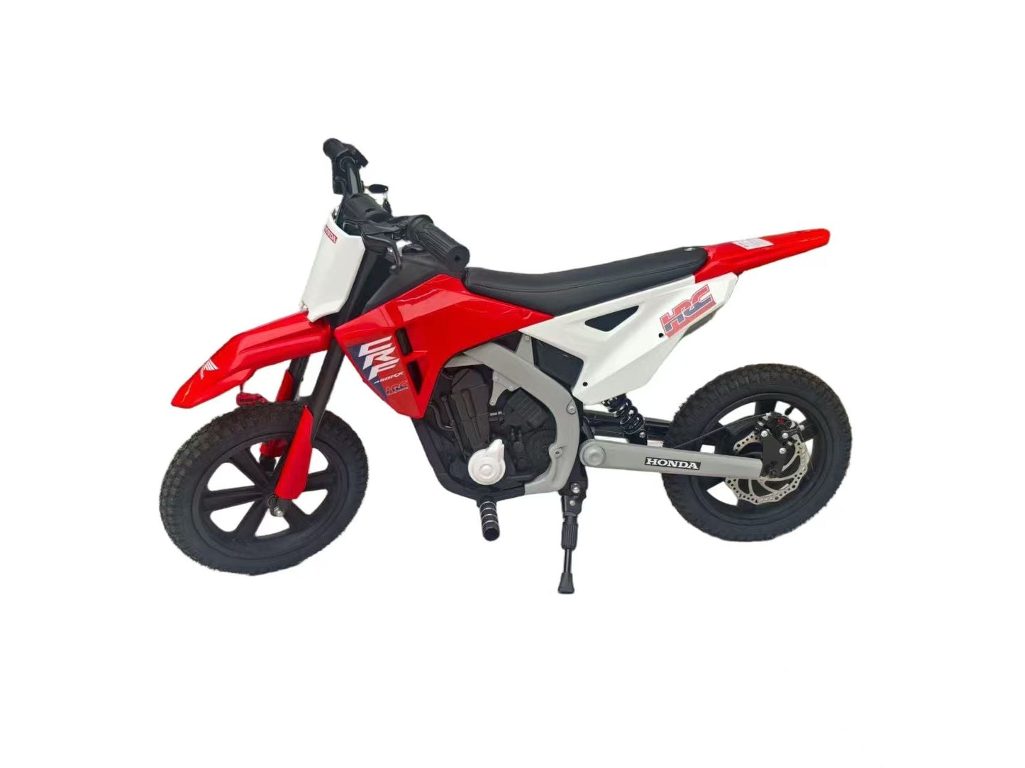 24V Kids Electric Dirt Bike – 250W Motocross Motorcycle with 14" Tires in Green & White or Red & White - with Red & White | Sold by Uncle Wiener's Wholesale