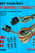 25 FT 4 - Way Trailer Wiring Harness – RV, Boat & Car S1021 - with | Sold by Uncle Wiener's Wholesale