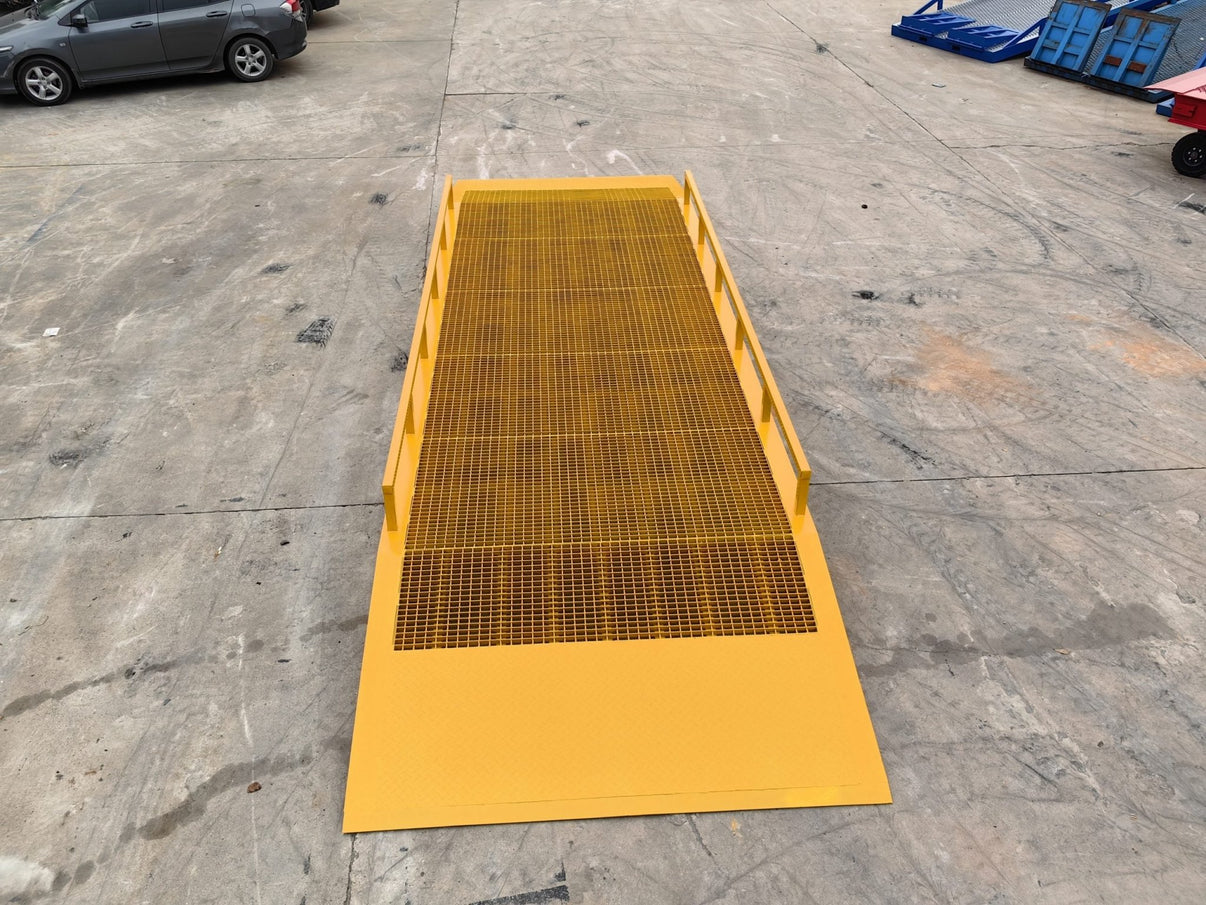 Load Out Ramp Bridge 25 FT Heavy-Duty Steel Loading Ramp Bridge – 30,000 lbs Capacity, Indu ...