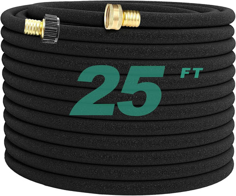 25 FT Soaker Hose with Solid Brass Connectors – 1/2" Heavy Duty Garden Watering Hose – SH01225 - with | Sold by Uncle Wiener's Wholesale