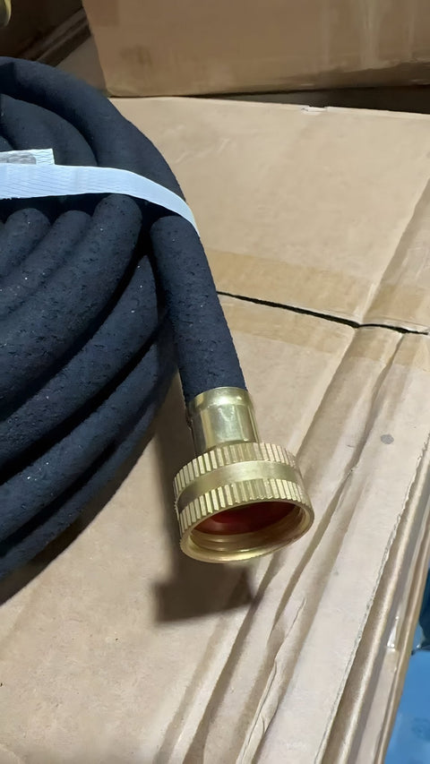 25 FT Soaker Hose with Solid Brass Connectors – 1/2" Heavy Duty Garden Watering Hose – SH01225 - with | Sold by Uncle Wiener's Wholesale