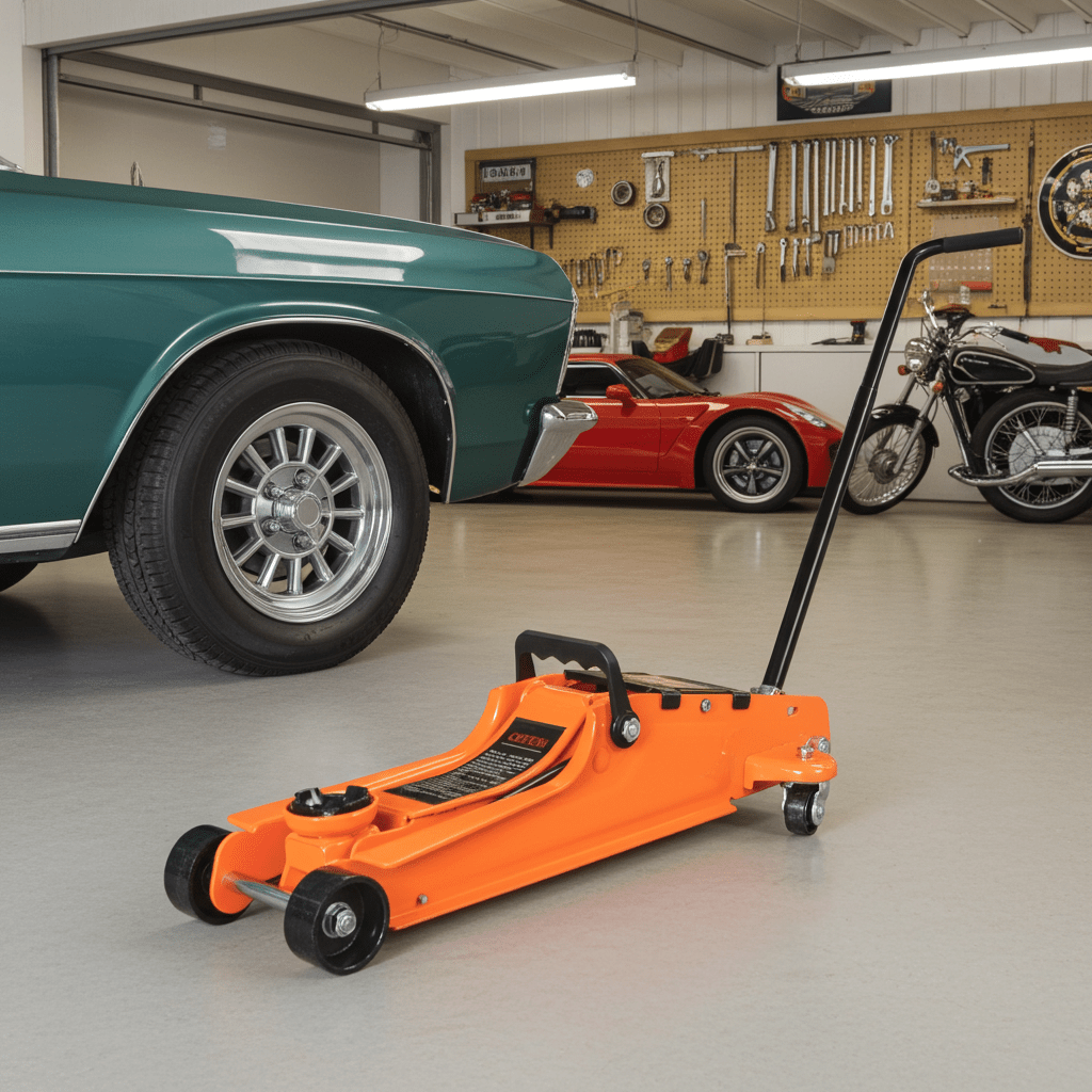 2.5 Ton Low Profile Hydraulic Floor Jack with Dual Piston | Steel Frame | Model 311657 - Material Handling with | Sold by Uncle Wiener's Wholesale