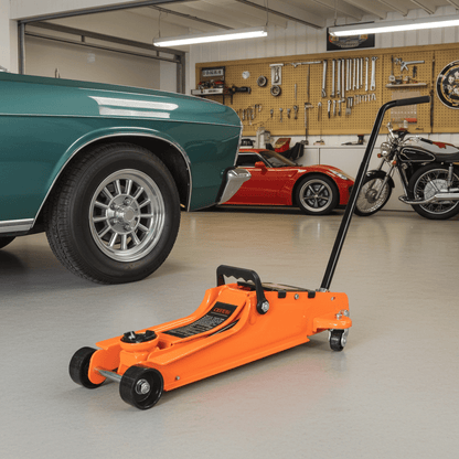 2.5 Ton Low Profile Hydraulic Floor Jack with Dual Piston | Steel Frame | Model 311657 - Material Handling with | Sold by Uncle Wiener's Wholesale