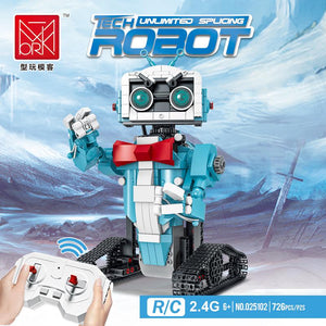 RC Robot Building Block Set 726 PCS Remote Control 2.4G Smart Robot Model Kit 25102