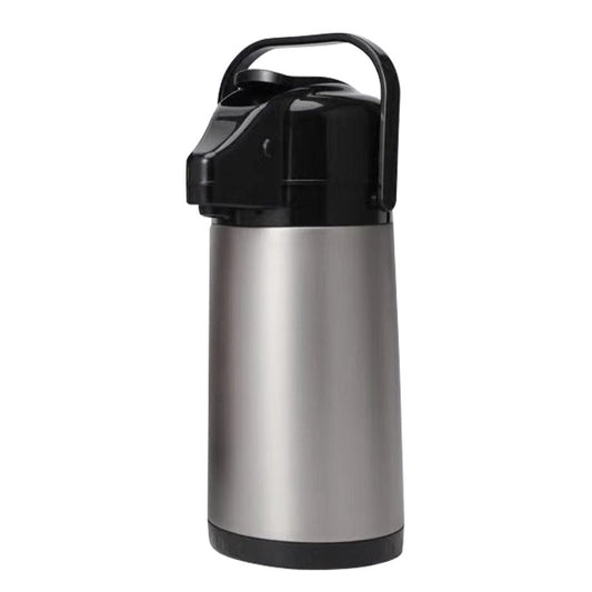 2.5L Stainless Steel Thermal Airpot Coffee Dispenser Pump Carafe Insulated Commercial Grade KFH003 - with | Sold by Uncle Wiener's Wholesale