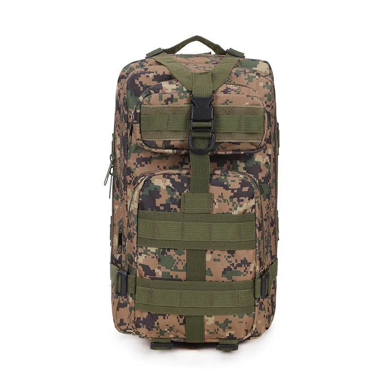 25L Tactical Backpack Military Rucksack 600D Heavy Duty Multi Color BK5043 - with Woodlands Digital | Sold by Uncle Wiener's Wholesale
