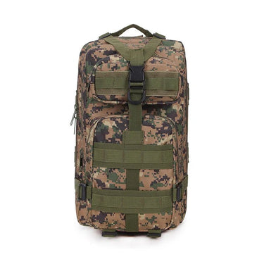25L Tactical Backpack Military Rucksack 600D Heavy Duty Multi Color BK5043 - with Woodlands Digital | Sold by Uncle Wiener's Wholesale